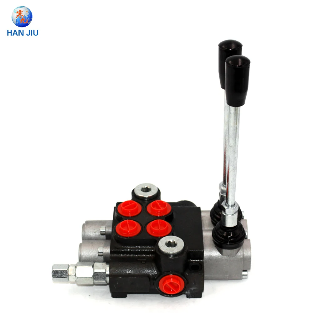 Spring return monoblock hydraulic directional valves 40L/Min 2 Spool