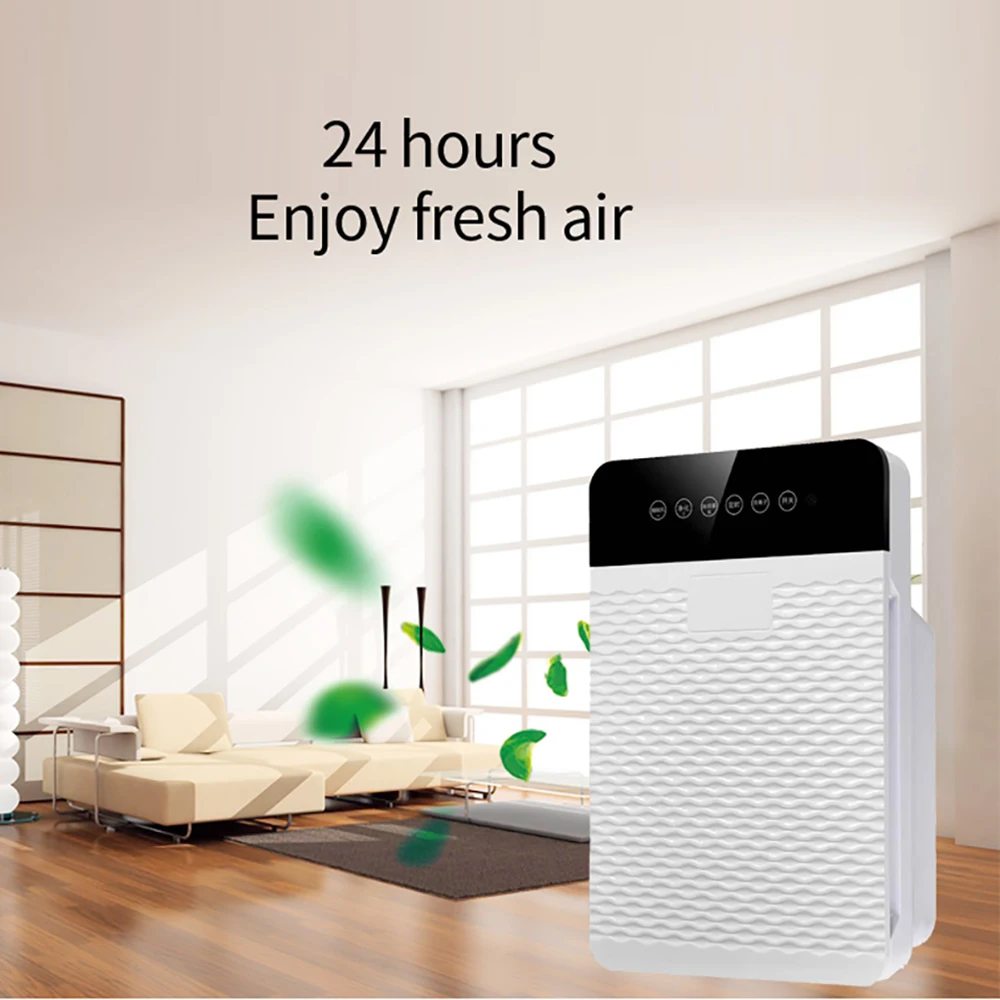 High Performance Ionizer Desktop 110V 220V Home Use Air Cleaner Hospital UV HEPA Air Purifier Mobile