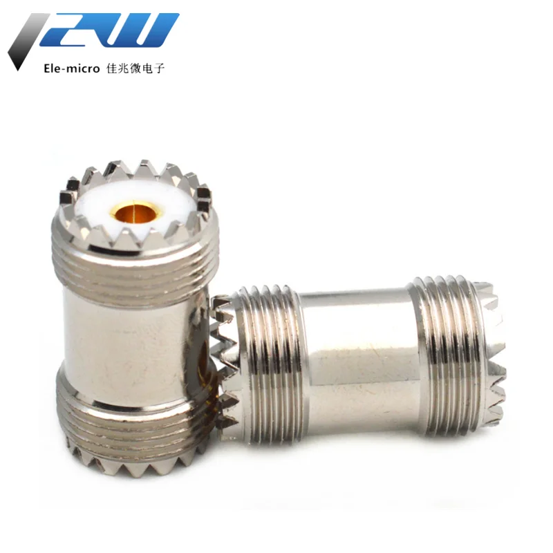 1 PCS UHF Female SO-239 Jack to UHF Female SO239 lot RF Adapter Connector for PL-259 UHF Male  SL16,M,UHF-KK