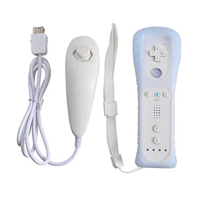สำหรับ Nintendo Wii Wireless GamePad Remote Controle ไม่มี Motion Plus + Nunchuck Controller จอยสติ๊กสำหรับ Nintendo Wii อุปกรณ์เสริม