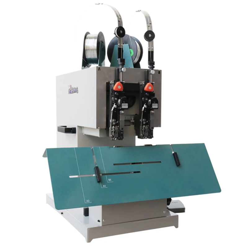 Double Head Saddle Mueller Head Iron Wire Wire Binding Machine High Quality Flat Nail Saddle Stapler High Speed Folding Machine