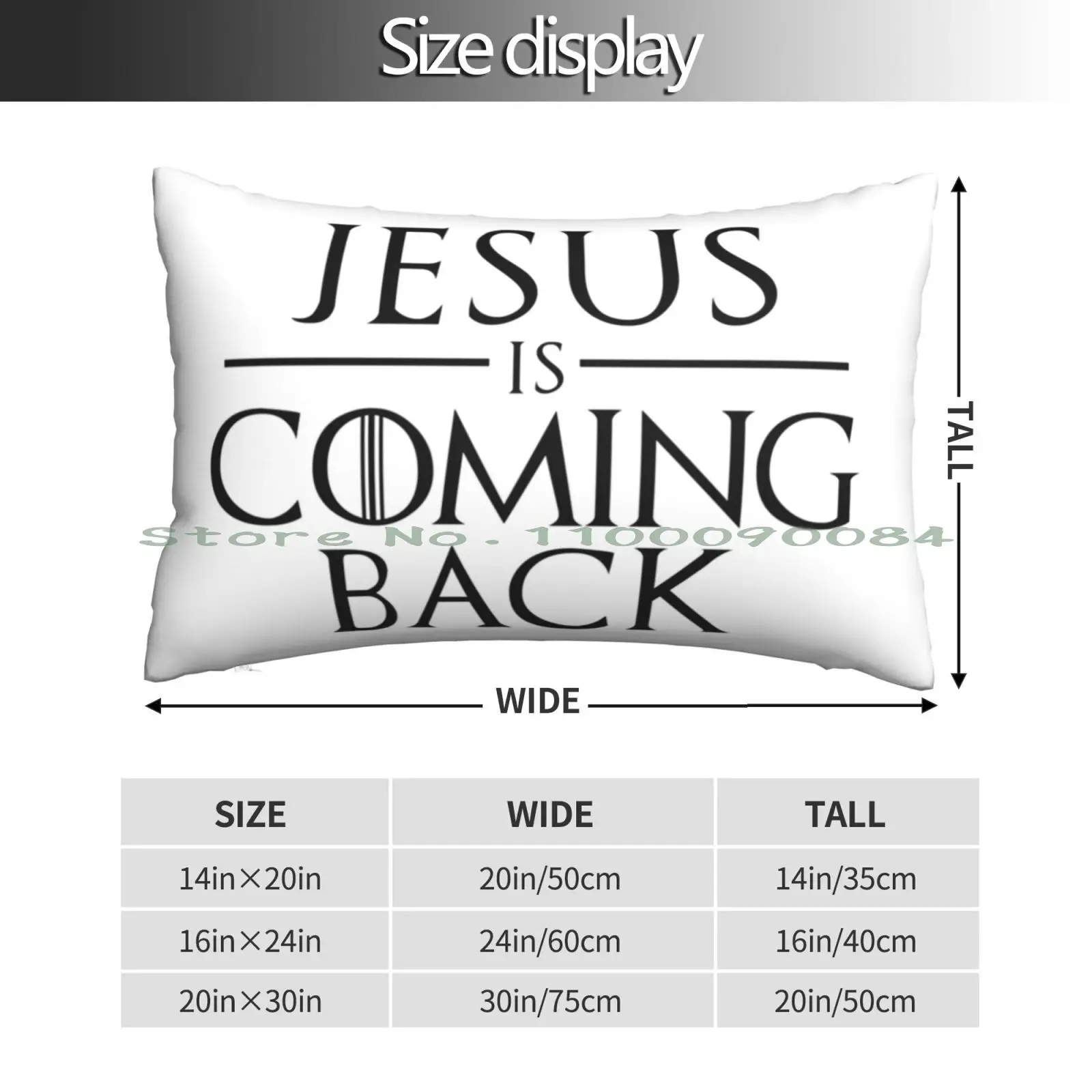 Jesus Is Coming Back Pillow Case 20x30 50*75 Sofa Bedroom Joshua Sasse Kylie Minogue Michael Hutchence Paul Solomons Kylie