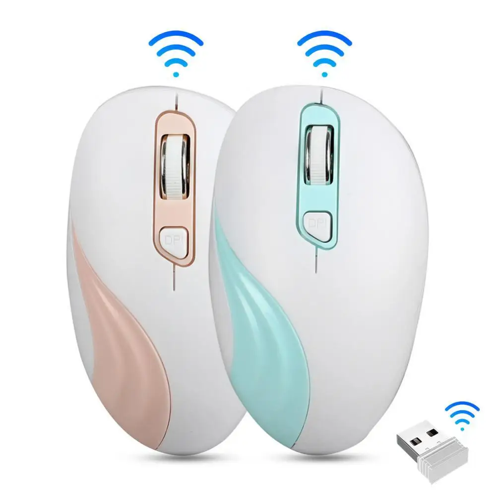 Bluelans G833 Mini  High Quality Durable Portable 2.4G Wireless Ergonomic Mouse with USB Receiver for Laptop PC