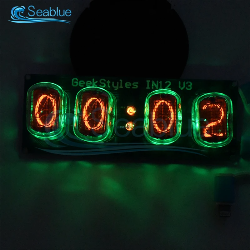 

DIY Micro USB In12 In-12 PCBA Glow Tube DIY Retro Clock Module Beautiful Gift No Tubes