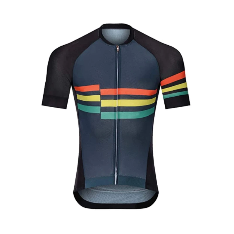 Men Cycling Jersey Top Ciclismo Summer Short Sleeve Bicycle  Breathable Quick Dry MTB Road Bike Jersey