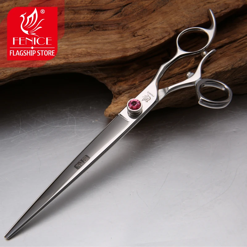 Fenice Japan 440C 7.5/8.0 inch Dog Grooming Professional Scissors Pet Dog Shears 360 Degree Rotate Handle