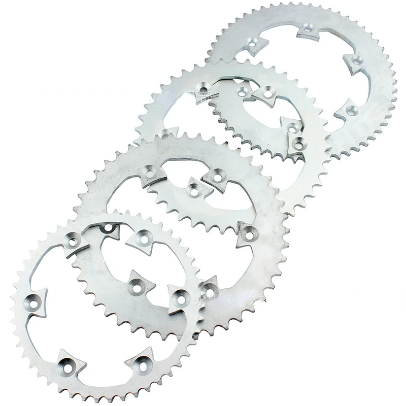 Motorcycle Rear Chain Sprocket 48T/57T/43T/45T Chain Sprockets Rear Back Sprocket For150-250CC BSE KAYO Pit Dirt Bike Motorcycle