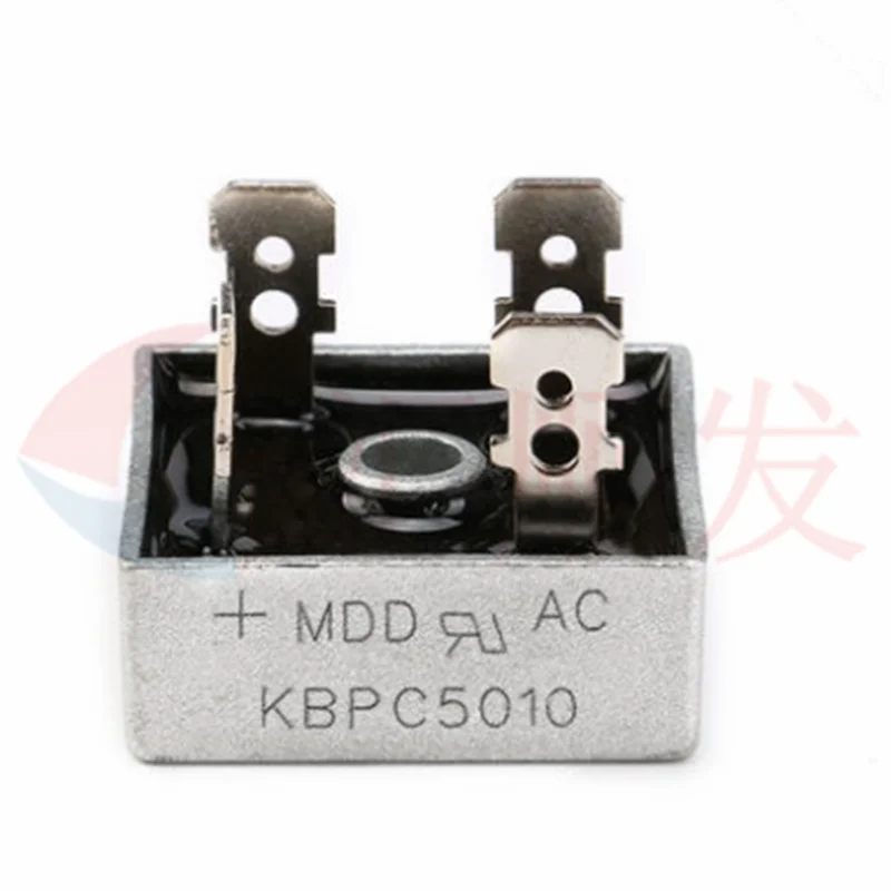 Oryginalny autentyczny kwadratowy most KBPC5010 50A 1000V mostek prostowniczy stos silikonowy prostownik mostkowy