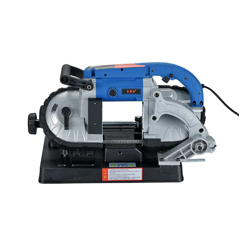 220V 710W Electric Horizontal Band Saw Machine Portable Stainless Steel Small Metal Cutting Machine