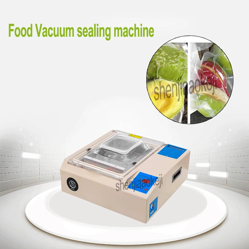 

1PC Commercial Food Vacuum Sealing Machine Small Fruit Dry Goods Home Vacuum Packaging Machine Sealing Vacuum Machine 110/220V