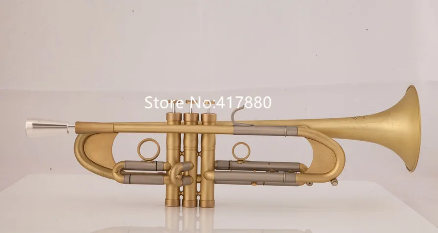 New Arrival Falling Tune Bb Trumpet  Mouthpiece brass Musical instrument with Case, Glover