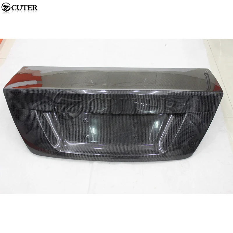 W204 C63 C300 C200 Carbon Fiber Trunk Hood Tail Cover for Mercedes Benz W204 Car Body Kit 08-14