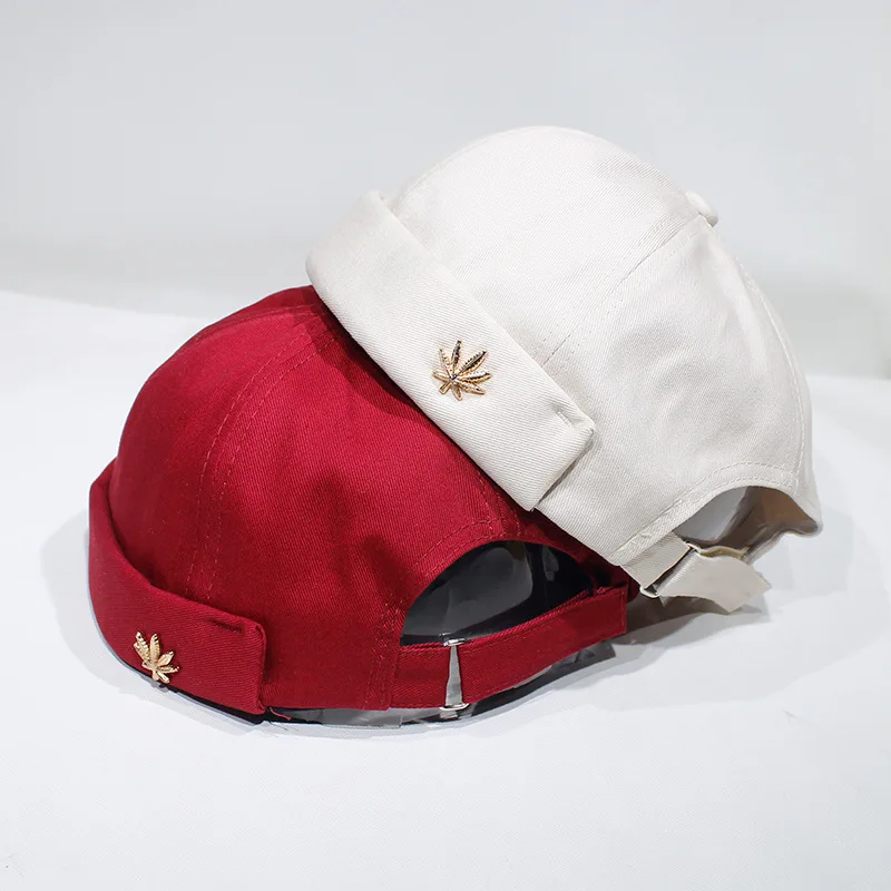 Women Men Street Trendy Beanies Landlord Caps Brimless Beanie Melon Sailor Caps Fashion Cool Cap Men