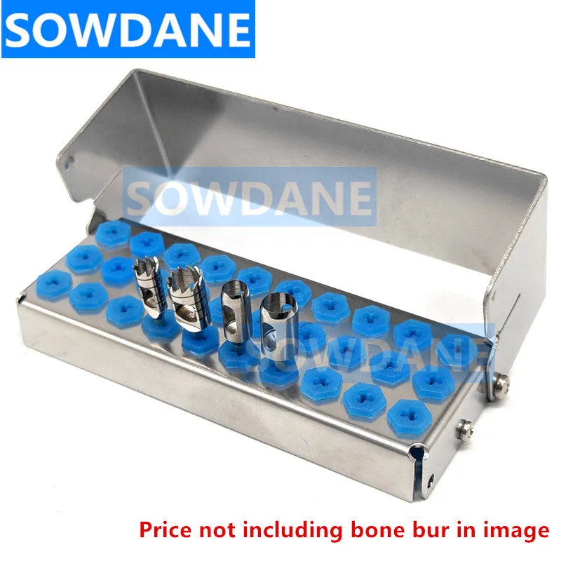 Dental Disinfection Holder Stander For Dental Bone Bur Lower Speed Burs Placer Sterilization Rack Autoclavable