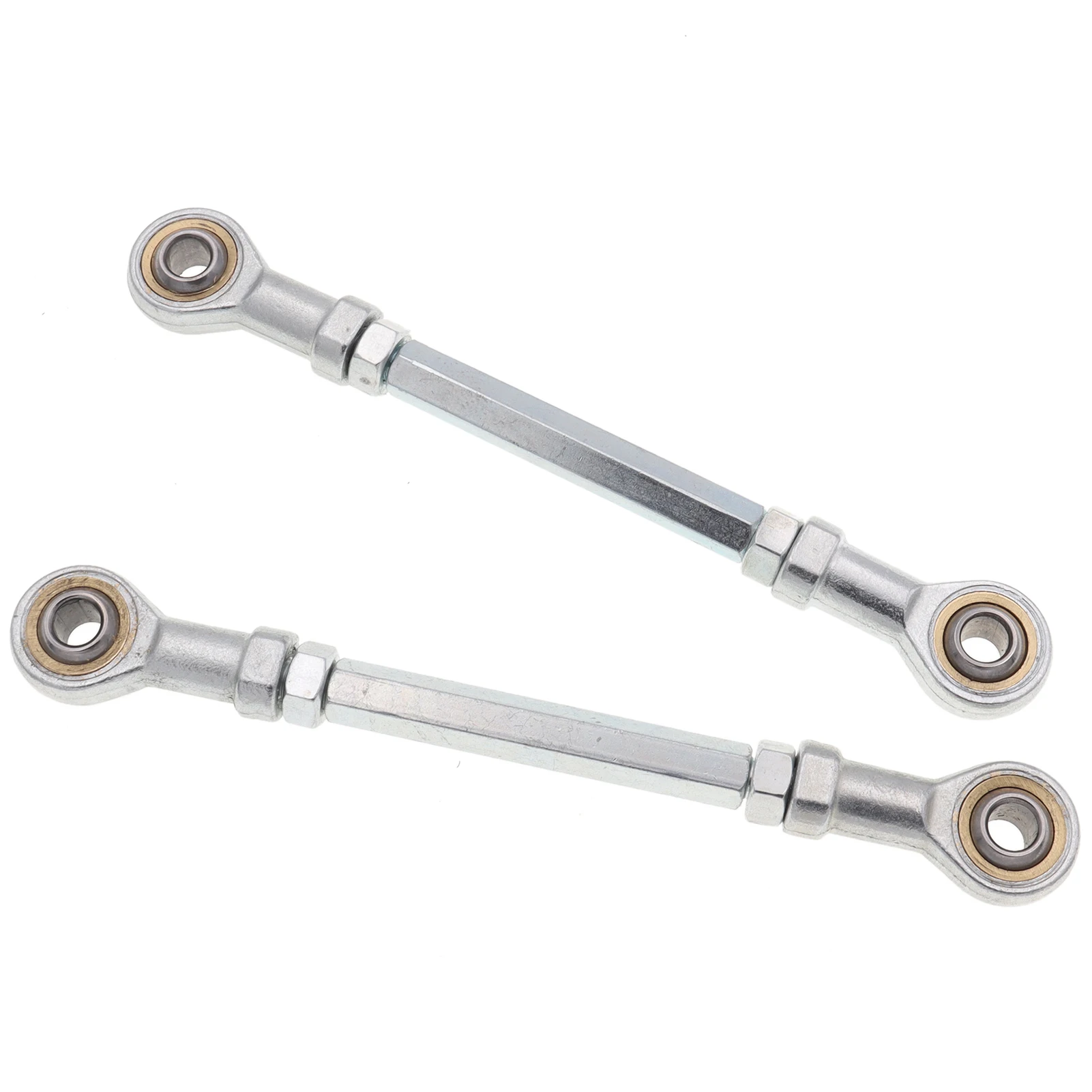 1 Pair 90 100 105 115 125 130 145 155 165mm M8 Fish Eye Steering Bar Ball Joint Tie Rod Kits for 49cc Mini Chinese Quad ATV Bike