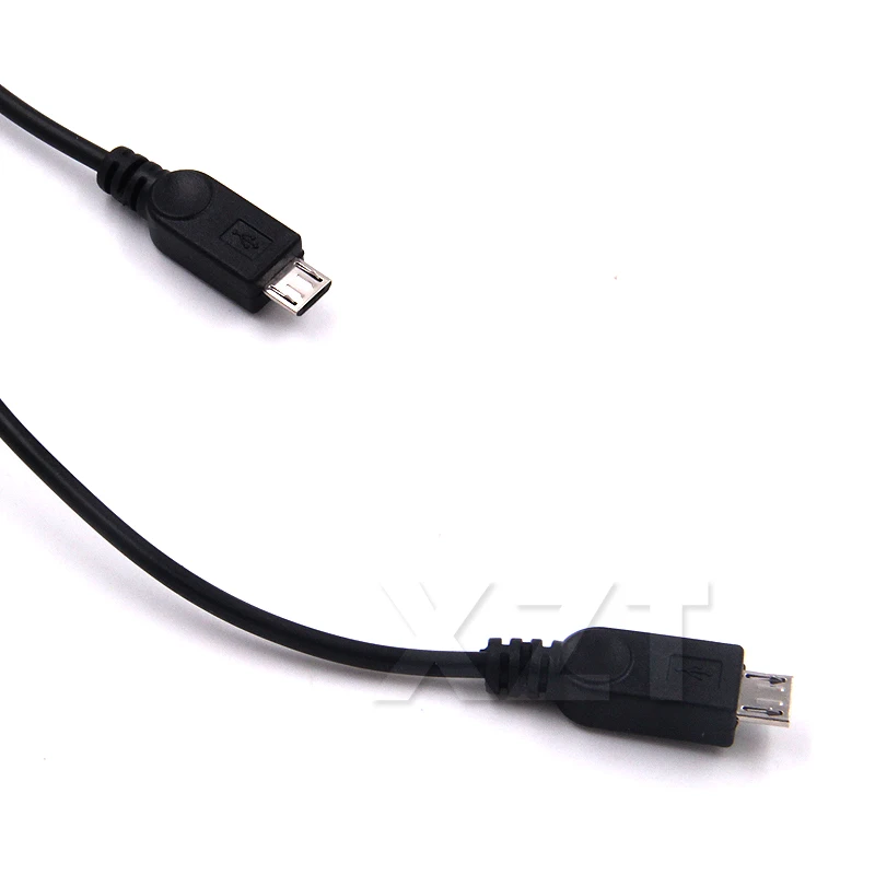 Novel Micro USB 2.0 Splitter Y 1 Female To 2 Male Data Charge Cable Extension Cord For Phone High Quality Sync Data Cables