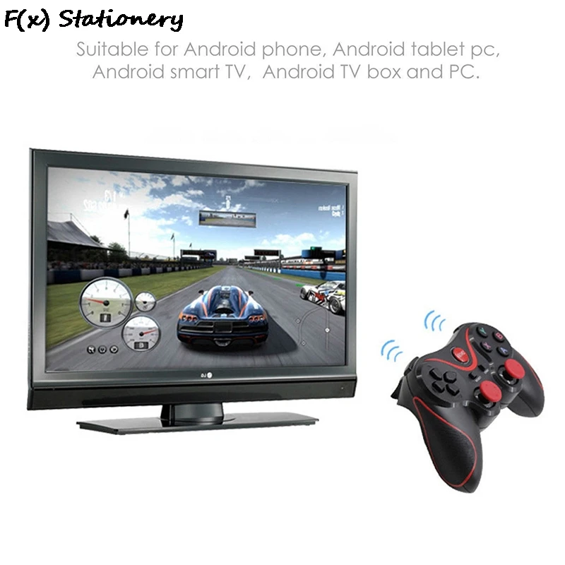1Pc Remote Draadloze Bluetooth Game Controller Gamepad Joystick For A Android Telefoon Pc (Handvat Beugel Alleen)