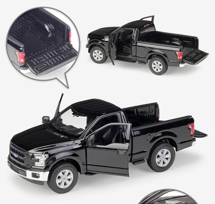 WELLY Diecast Model Car 1:24 Scale 2015 Ford F150 Regular Cab