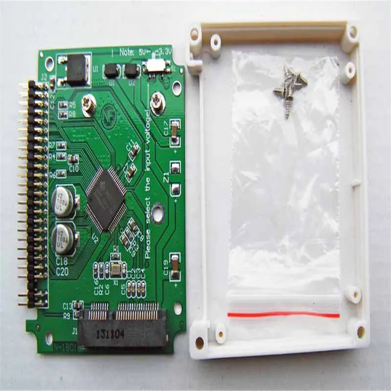 MSATA SSD do 1.8 cala pół-wysokości IDE, 1.8 cala IDE do mSATA SSD adapter SSD