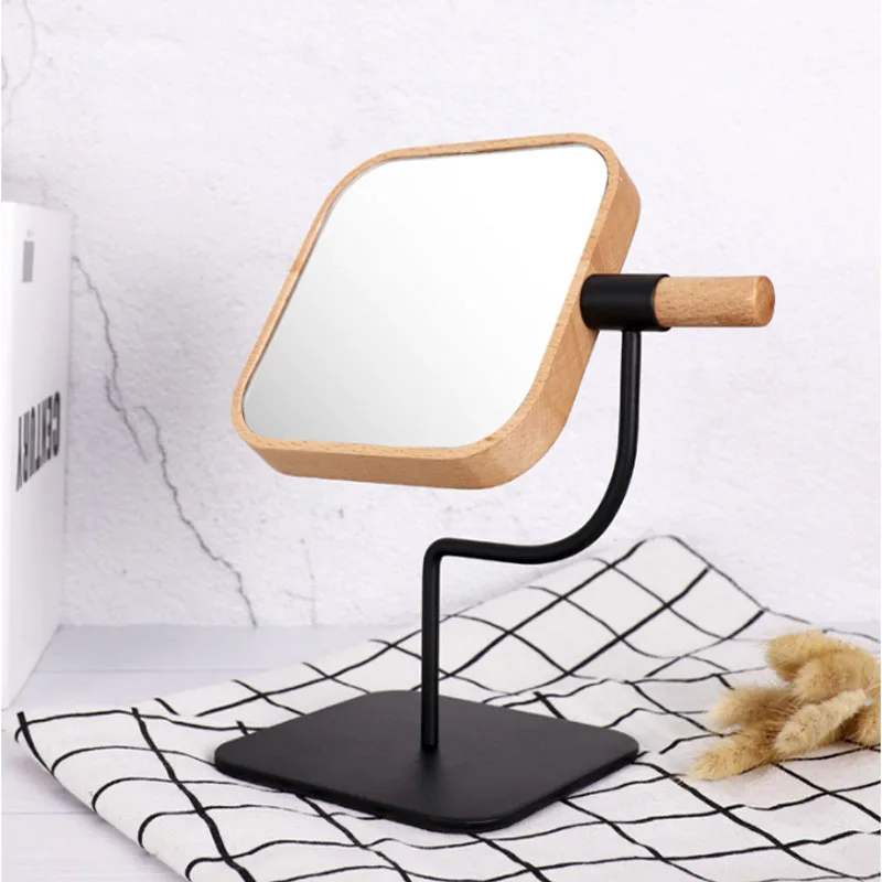 

Creative New Double-Sided Makeup Mirror 360 Degree Rotating Desktop Vanity Mirror Gift Mirror HD Magnifying Glass