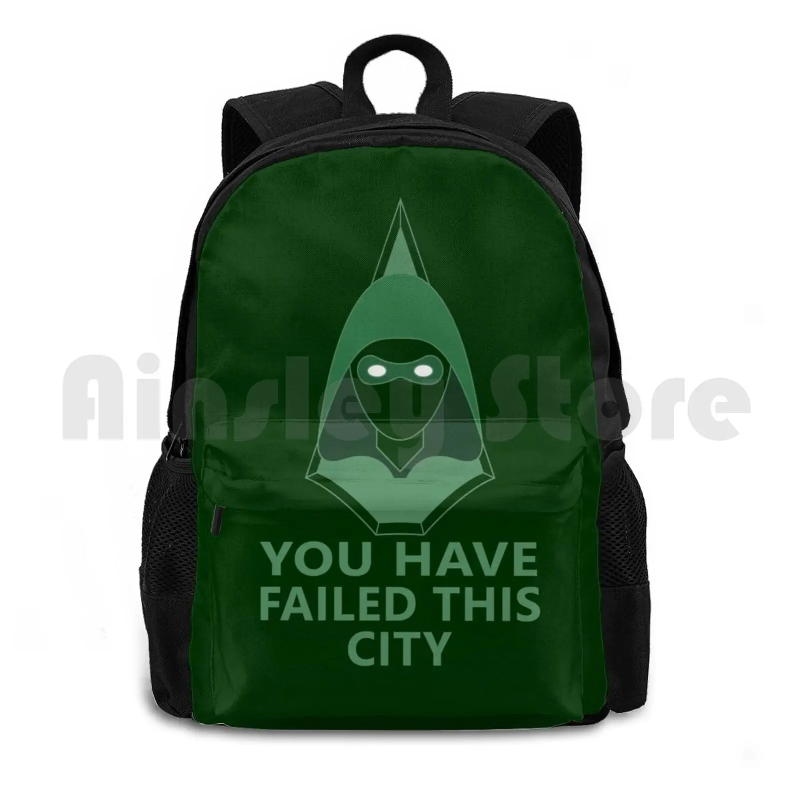 

Arrow Outdoor Hiking Backpack Riding Climbing Sports Bag Arrow Green Arrow You Have Failed This City Superhero