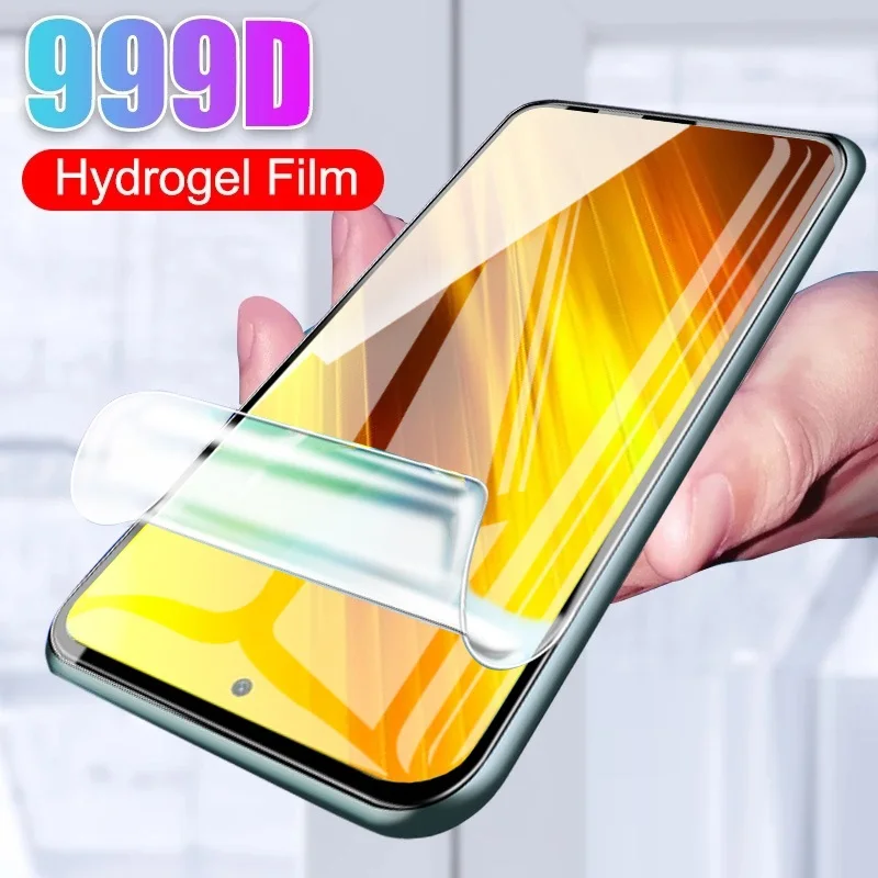 Гидрогелевая пленка для xiaomi poco x3 nfc pro, мягкий чехол для mi pocophone x3 pocox3 3x, защита для экрана nfc, Новая пленка