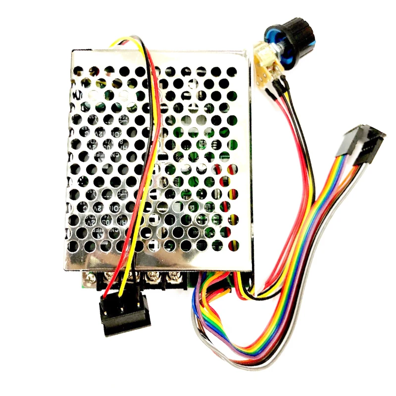 DC Motor Speed Controller 40A MAX 60A 10V-50V Digital Display 0~100% adjustable Forward and Reverse with Aluminum shell