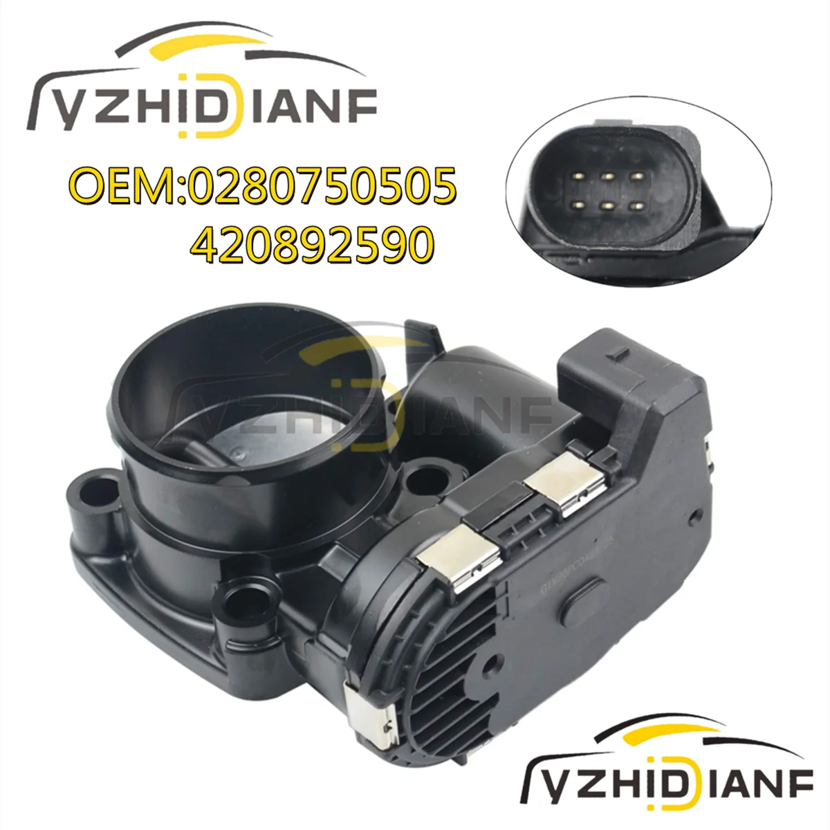 

1x High Quality Motor Boat Throttle Body Assembly 0280750505 420892590 420892592 420892591 For SeaDoo- RXP RXT GTX GTS GTR