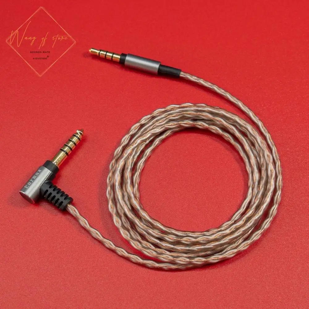 

6N Hifi Balanced Audio Cable For Sony MDR 1ABT 1ADAC 1ABP 100ABN Headphone 6N OCC 99.99997% 4.4 2.5 3.5 mm Plugs Gold Plated