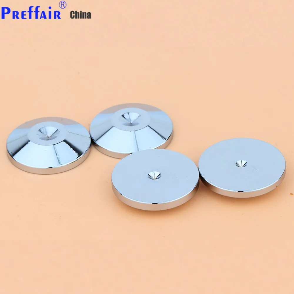 4 قطعة Preffair جديد وصول 25x6 مللي متر HiFi معدات المتكلم حامل المسامير قدم قاعدة وسادة الطابق القرص أفضل الأسعار مكونات الصوتية