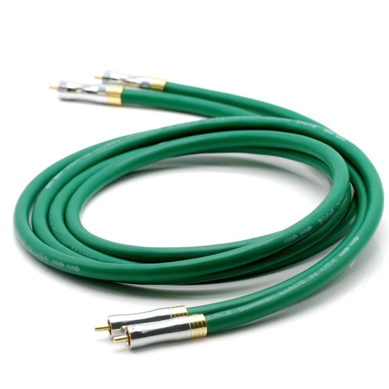 

Hifi MCINTOSH 2328 audio 7N Copper Mcintosh RCA Interconnect audio cable with Pailicce gold plated RCA plugs connector