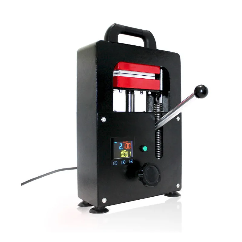 Hidráulica Máquina da Imprensa da Resina 600w Dupla Placas Aquecidas Imprensa Alta Tela de Controle Toque Extrator Óleo 5ton