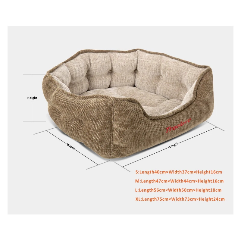 Imagem -06 - Cama para Animais de Estimação Truelove Super Macia Pelúcia Tapete para Cachorro para Casa ao ar Livre Almofada Redonda Acessórios de Dormir Tlr1901