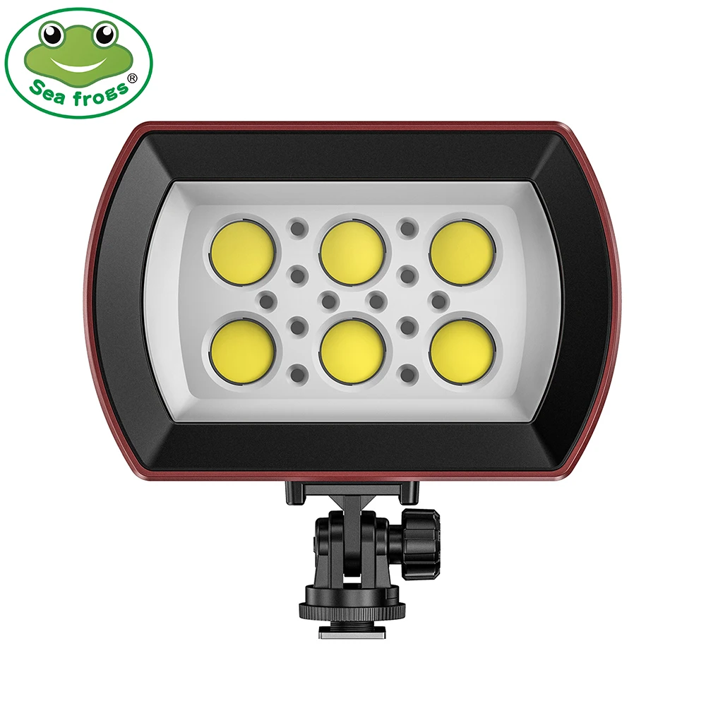 Seafrogs 6000Lm Camera Phone Fill Light Outdoor Photography Accessories Studio Lights Photography Lamp LED Diving Fill Light