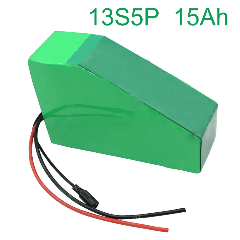 48V 15Ah 13S5P 18650 Li-ion Battery Pack E-Bike Ebike electric bicycle 235*200*145*70*45*70mm Accept customization