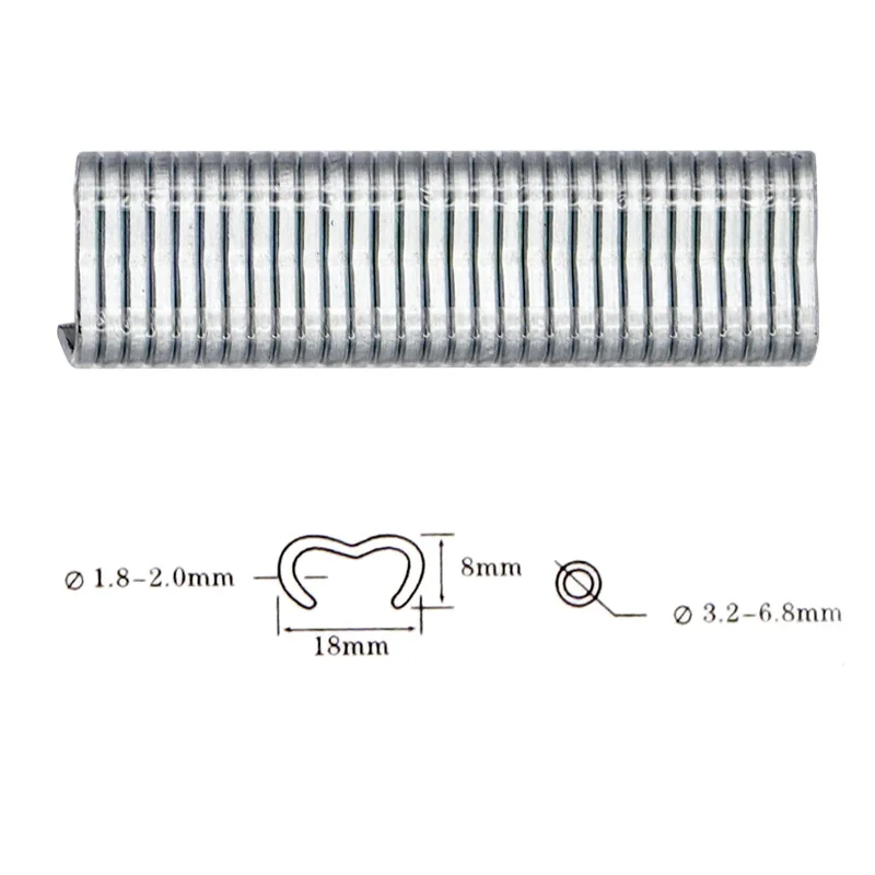 Chicken Mesh Cage Wire Fencing Caged clamp Hog Ring Plier Tool and 600pcs M Clips Staples Poultry supplies