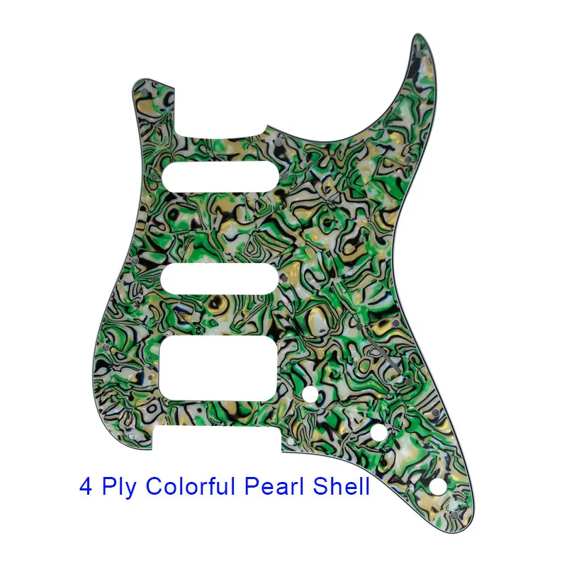 Xin Yue Custom Quality Guitar Parts -For US Fd 11 Screw Holes MIM Start SSH Player Guitar Pickguard Scratch Plate