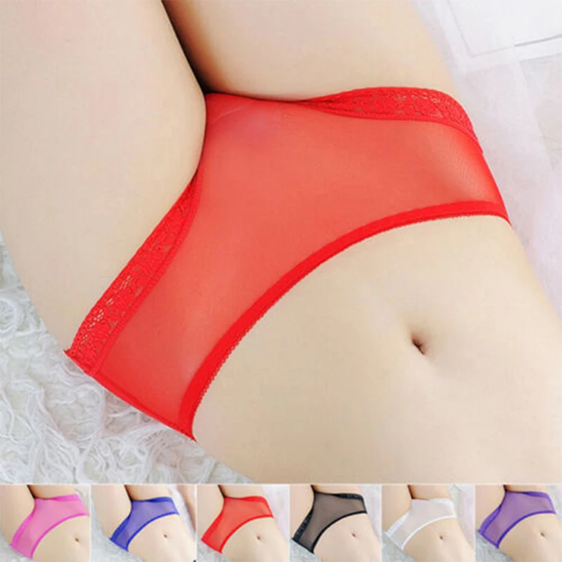 

Sexy Transparent Lace Women Panties Low-waist Underpant Female Hollow Out Briefs Seamless Girls Underwear Lingerie 2020
