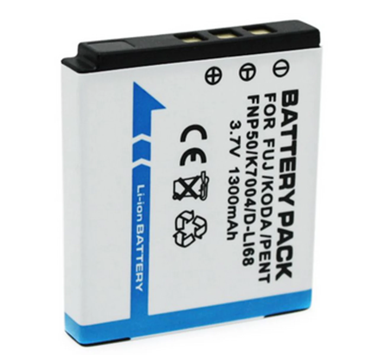 Battery Pack for Fujifilm NP-50, NP50, NP-50A, NP50A and Kodak KLIC-7004, KLIC7004 Rechargeable Lithium-ion