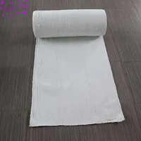 2mm thick Fire proof blanket is resistant to high temperature of 1260 ℃ ceramic fiber cloth welding slag fireproof heat 2