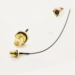 10PCS sma pigtail Jumper RP SMA female to U.FL MHF1 MHF3 MHF4 0.81Cable Sockets Jack connectors adapter for Wifi router GPS AP