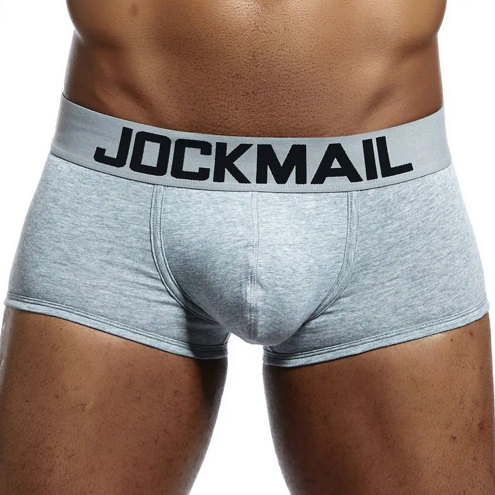 JOCKMAIL New sexy men underwear boxer cueca male panties Cotton boxershorts men patchwork Soft Underpants Shorts men trunks