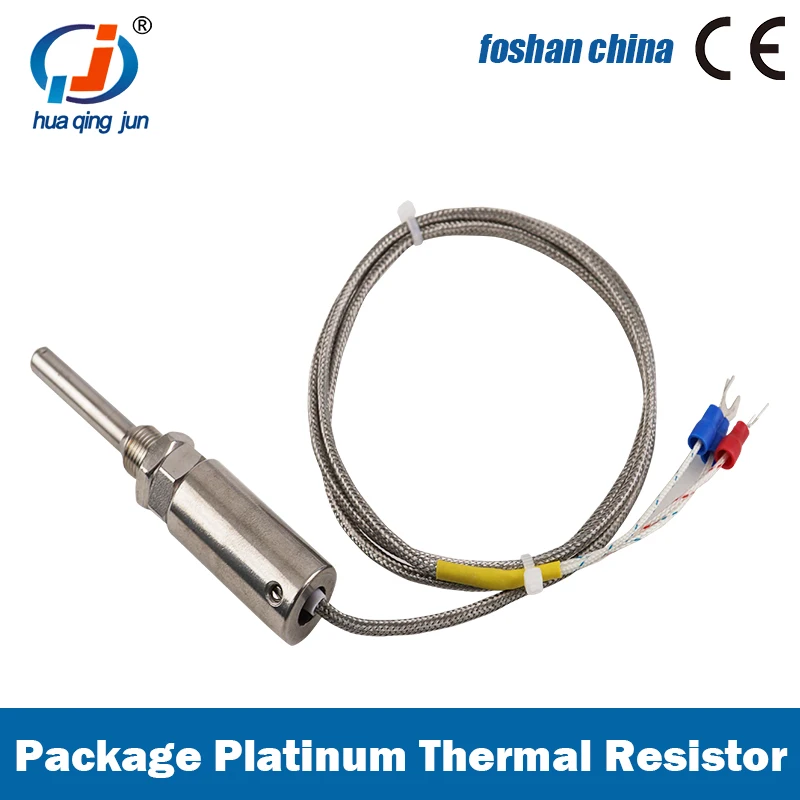 Huaqingjun PT100 Package Platinum Thermal Resistor Sensor for Refrigeration Equipment