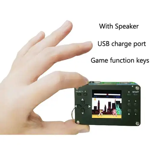 Imagen 2 del producto Raspberry Pi Zero 2 W sombrero de juego LCD de 1,54 pulgadas con estuche función de carga de altavoz Raspberry pi zero 2W Pi0 kit de juego