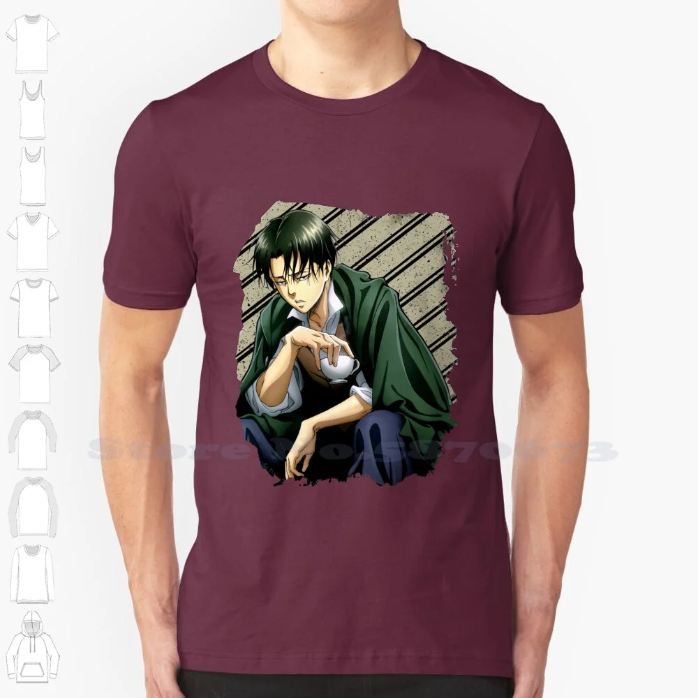 Camiseta divertida personalizada de Levi Senpai, camisa de Manga de Anime, Capitán Aot, Snk, Snk, Erwin, Titan War, Shingeki, Kyojin, gran oferta