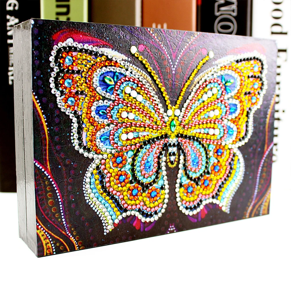 Special-shaped Diamond Painting DIY Butterfly Resin Jewelry Box Containers Desktop Decorative Storage Organizer Case Dropship