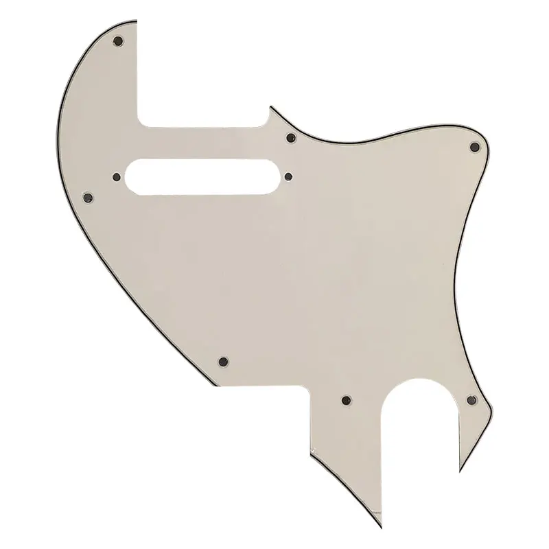 Pleroo piezas de guitarra para US Telecaster Tele F Hole Hybrid Guitar Pickguard Scratch Plate Tele Conversion Pickup con agujero de fijación