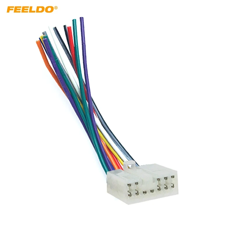 

FEELDO Car Audio Radio 12pin Male Plug Connector Wire Harness Adapter For Suzuki Wagon R Audio CD Player Wiring #HQ6447