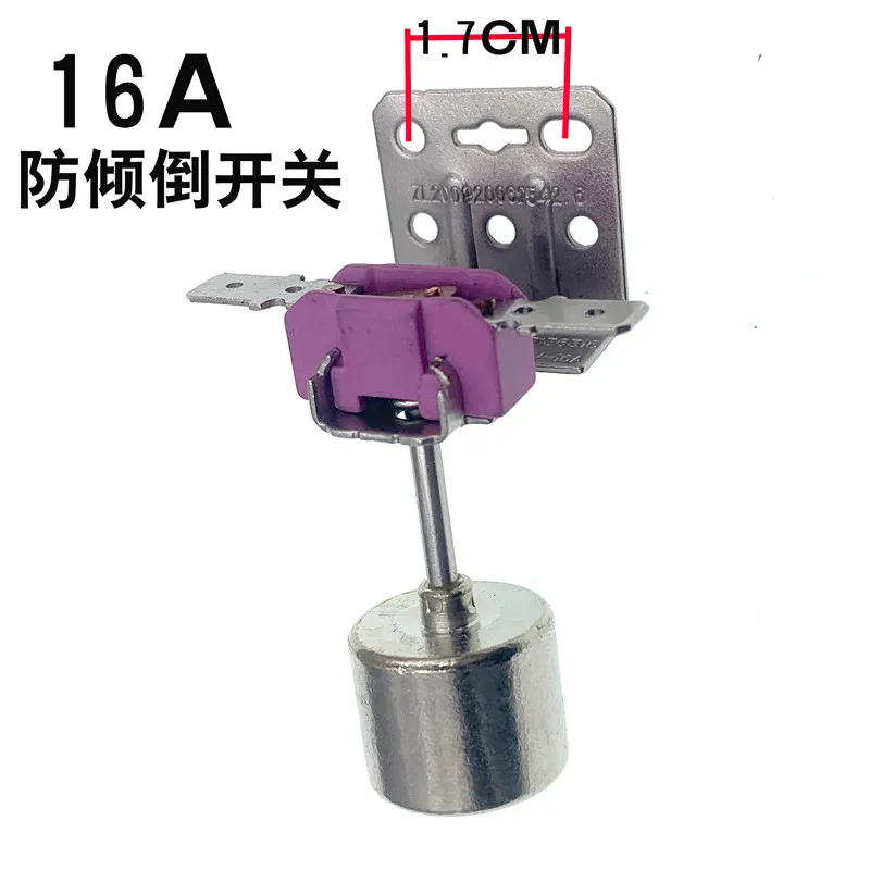 1Pc Anti-tipping Switch for Heater Warmer Electric Iron Toaster Bread Maker DC125V 10A 16A Dumping Fall Safety for Airmate