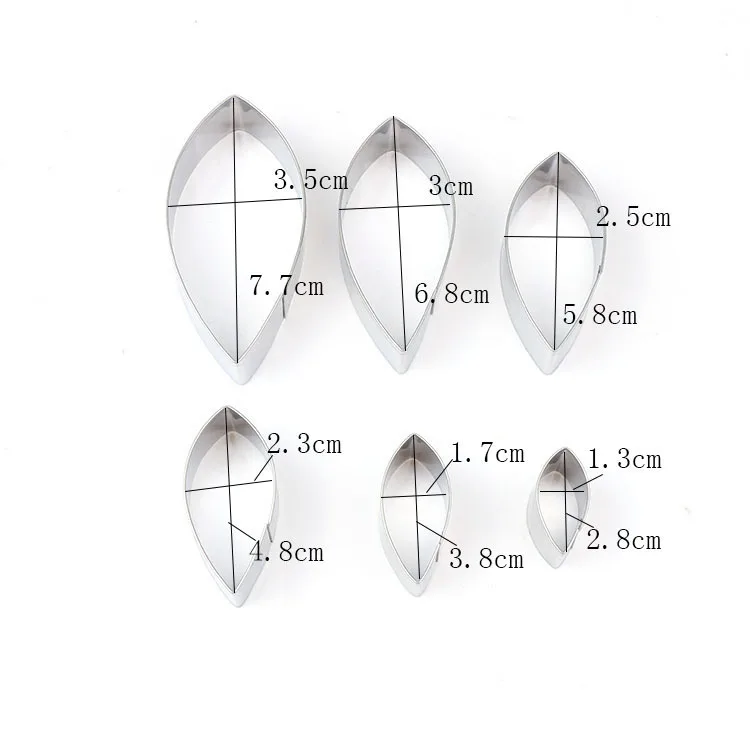 Dahlia Petal Cutter Stainless Steel Mold Fondant Mould Cake Decorating Tools Chocolate Gumpaste,Sugarcraft,Chocolate Mold K938